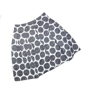 White House Black Market Polka Dot Flare Skirt, Size 10